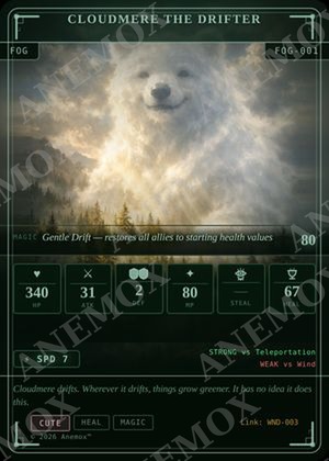 Cloudmere the Drifter card