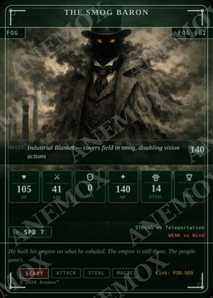 The Smog Baron card