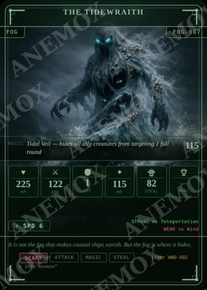 The Tidewraith card