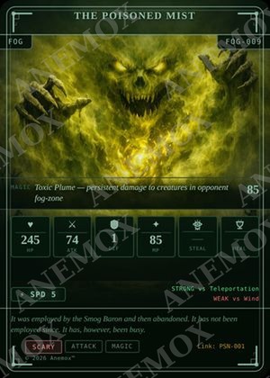 The Poisoned Mist card