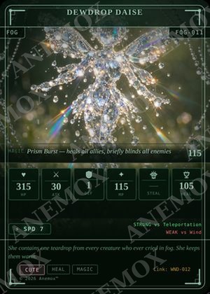 Dewdrop Daise card