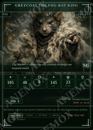 Greycoat the Fog-Rat King card