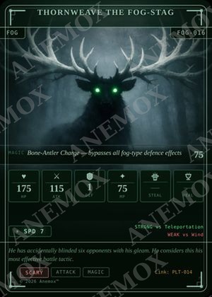 Thornweave the Fog-Stag card