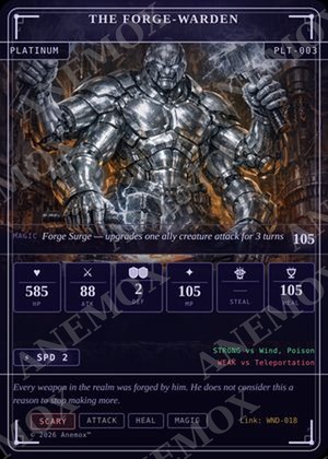 The Forge-Warden card