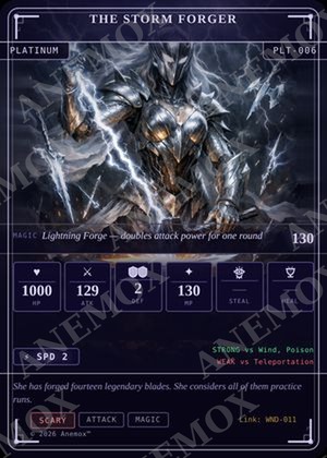 The Storm Forger card