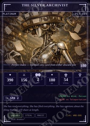 The Silver Archivist card
