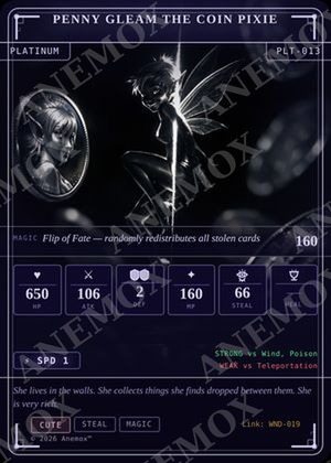 Penny Gleam the Coin Pixie card