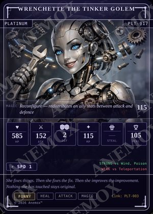 Wrenchette the Tinker Golem card