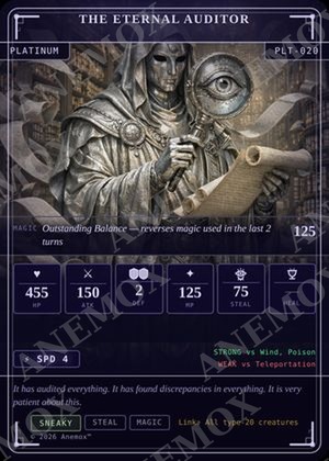 The Eternal Auditor card