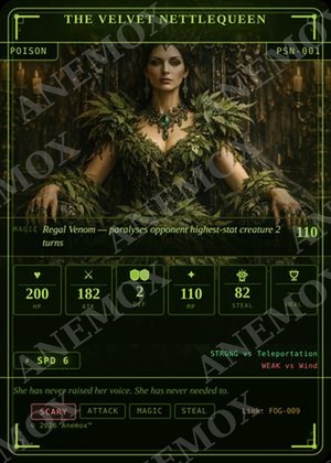 The Velvet Nettlequeen card