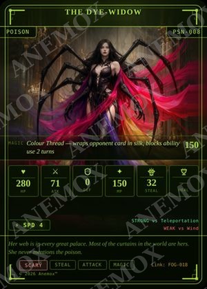 The Dye-Widow card