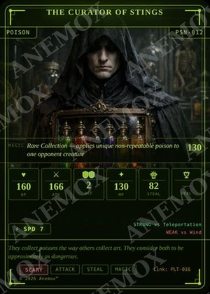The Curator of Stings card