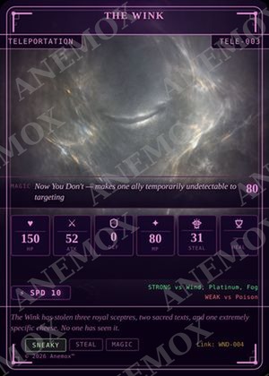 The Wink card