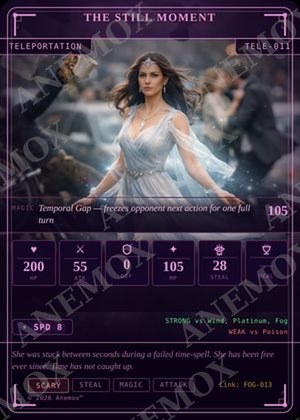 The Still Moment card