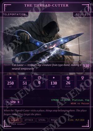 The Thread-Cutter card