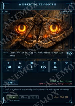 Wispering Fen-Moth card