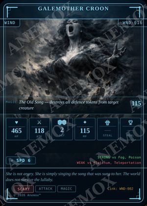 Galemother Croon card