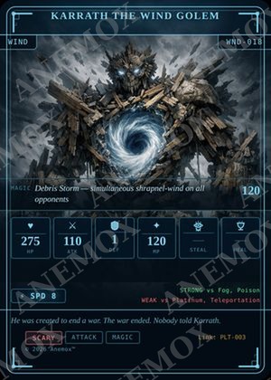 Garruk the Wind Golem card